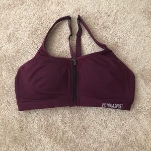 VS Front Zip Sports Bra